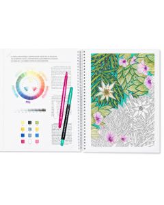 Mindful malebok. Vidunderlige mandalaer og zendoodle. Avansert kunstterapi for voksne.