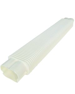 Flexibelt bend til kanal 80x60mm Lengde 60cm