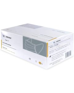 Munnbind, Hangzhou® Ansiktsmaske som beskytter mot virus, støv og sprut. - 3-lags - Elastiske ørestropper - Justerbar neseklemme - Lateksfri - Type: IIR - Sertifisert i henhold til EN ISO 13485:2016 Vær oppmerksom på at det på grunn av stor etterspørsel k