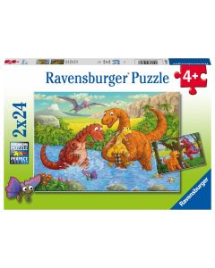 Lekne dinosaurer 2x24p