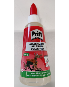 Lim Pritt universallim 100 g klart gjennomsiktig