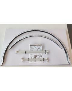 Sykkelskjerm Scott Fender set 700C sort hvit
