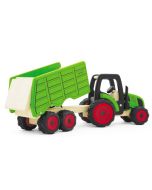 Traktor med høy henger